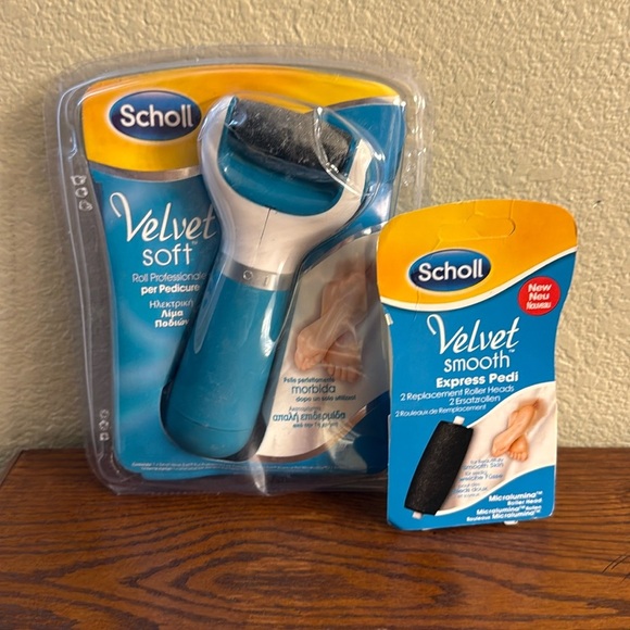 Scholl Pedicure electronic foot file and replacement heads
